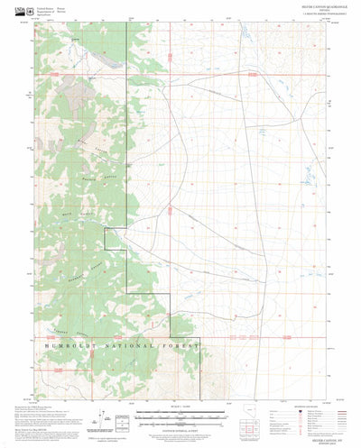 Silver Canyon, NV FSTopo Preview 1