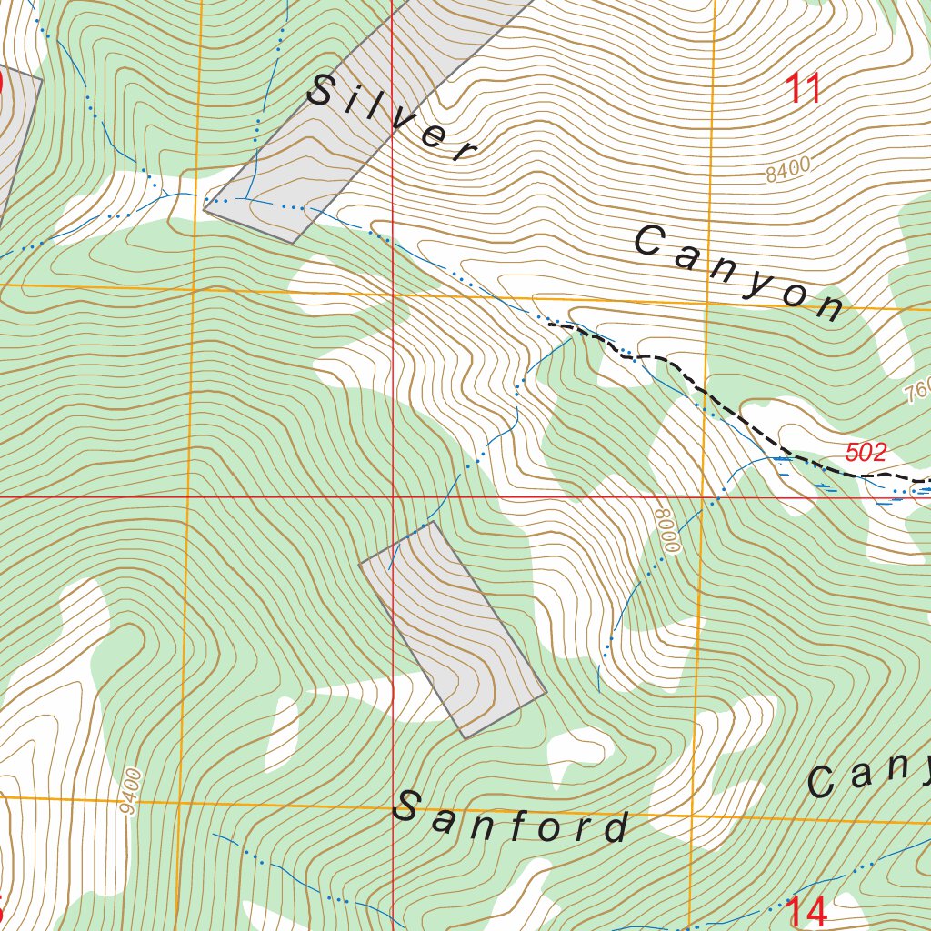 Silver Canyon Rv Ranch Map Silver Canyon, NV FSTopo Map by US Forest Service - Topo | Avenza Maps