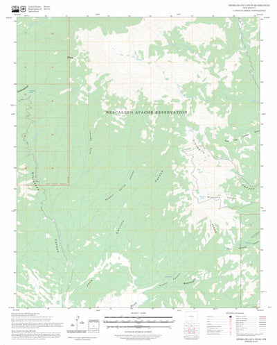 Sierra Blanca Peak, NM FSTopo Preview 1