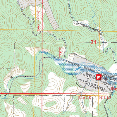 Silver City, SD FSTopo Preview 3