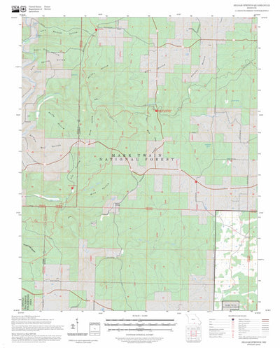 Siloam Springs, MO FSTopo Preview 1