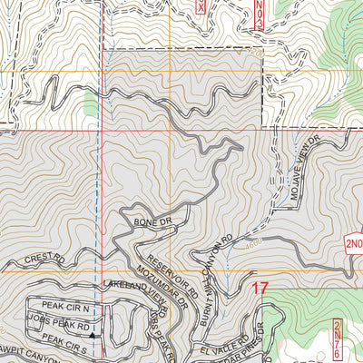 Silverwood Lake, CA FSTopo Preview 3