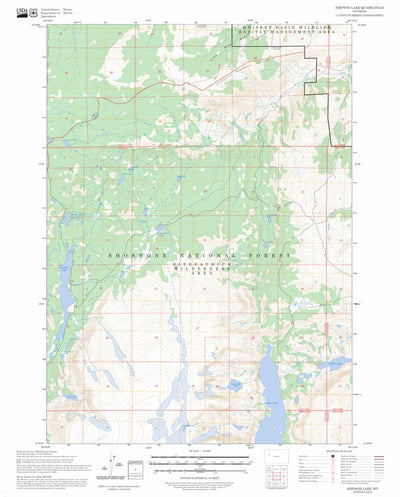 Simpson Lake, WY FSTopo Preview 1