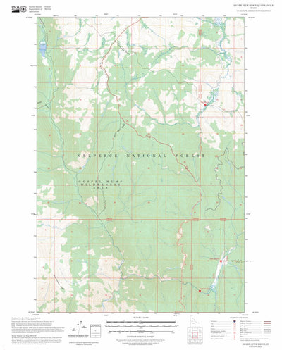 Silver Spur Ridge, ID FSTopo Preview 1