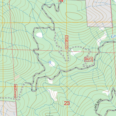 Sims Mountain, CA FSTopo Preview 3