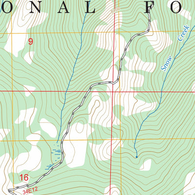 Sirretta Peak, CA FSTopo Preview 2