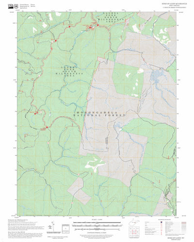 Sinks of Gandy, WV FSTopo Preview 1