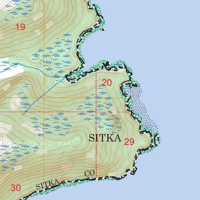 Sitka A-3 NE, AK FSTopo Preview 3