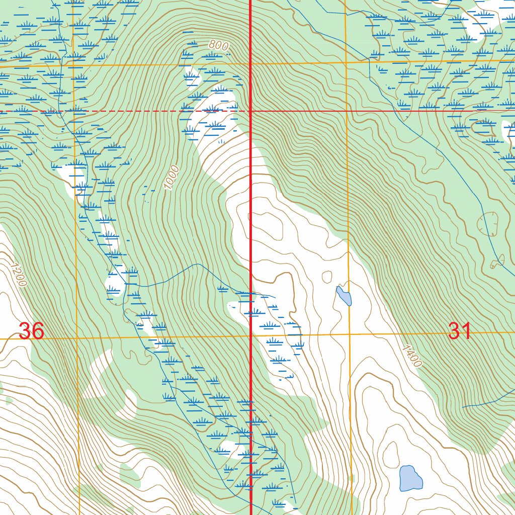Sitka C-6 SW, AK FSTopo Map by US Forest Service - Topo | Avenza Maps