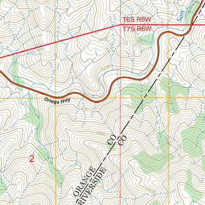 Sitton Peak, CA FSTopo Preview 3