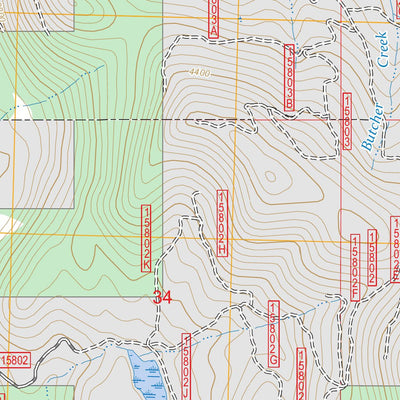 Skillet Mountain, MT FSTopo Preview 3