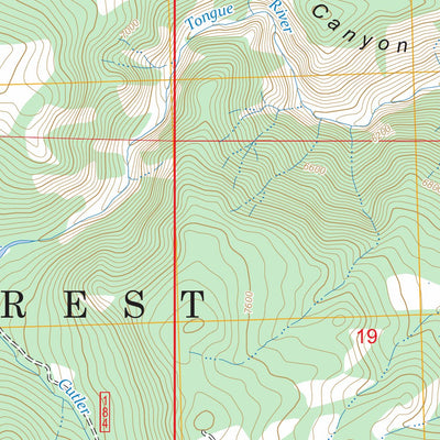 Skull Ridge, WY FSTopo Preview 3