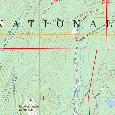 Skookum Creek, WA FSTopo Preview 2