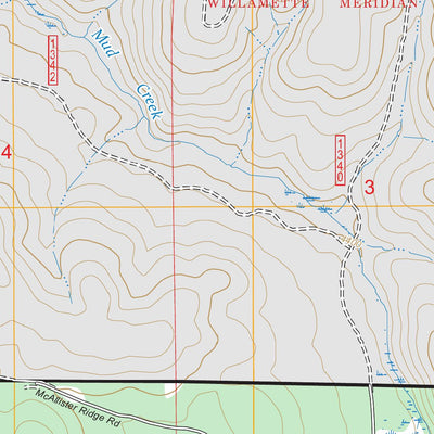 Sled Springs, OR FSTopo Preview 2