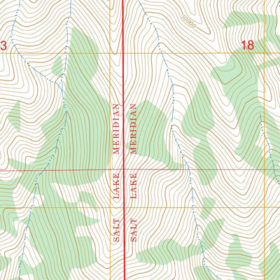 Slader Basin, UT FSTopo Preview 3