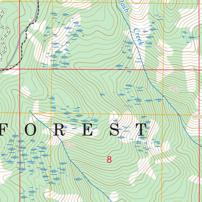 Skunk Creek Summit, ID FSTopo Preview 3