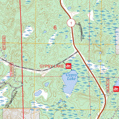 Slate Lake West, MN FSTopo Preview 3