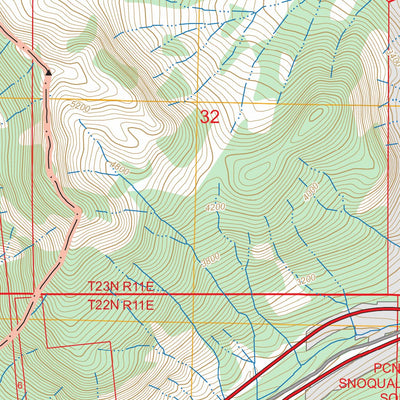 Snoqualmie Pass, WA FSTopo Preview 2