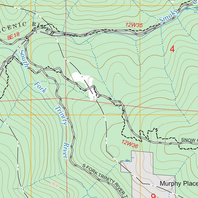 Smoky Creek, CA FSTopo Preview 3