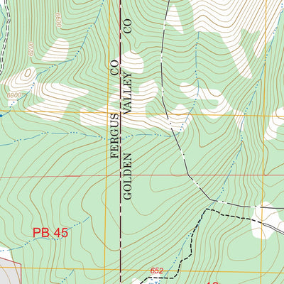 Snow Saucer Coulee, MT FSTopo Preview 3