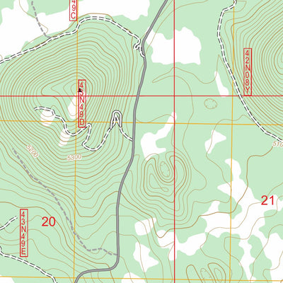 Snag Hill, CA FSTopo Preview 3