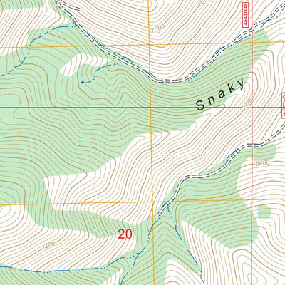 Snaky Canyon, ID FSTopo Preview 3