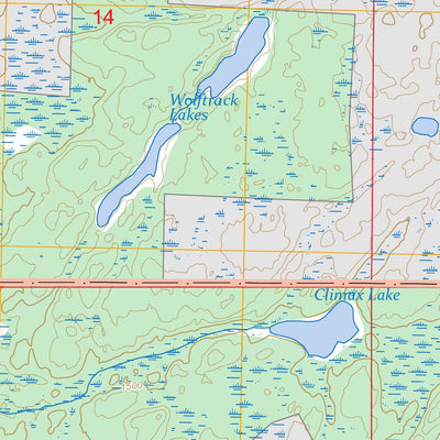 Snowbank Lake, MN FSTopo Preview 2