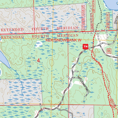 Snowbank Lake, MN FSTopo Preview 3