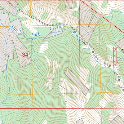 Snowmass Mountain, CO FSTopo Preview 3