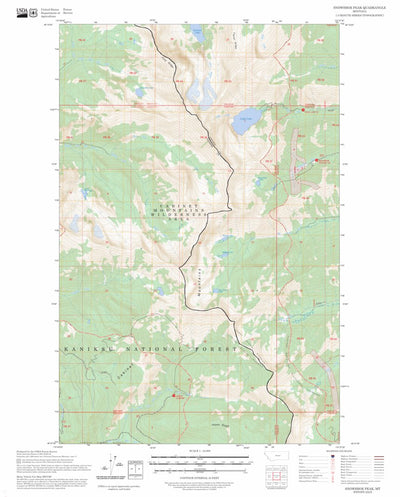 Snowshoe Peak, MT FSTopo Preview 1