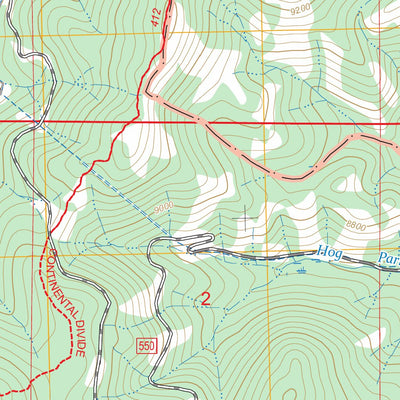 Solomon Creek, WY-CO FSTopo Preview 3