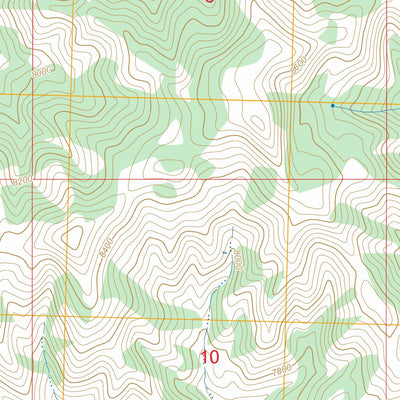 Soapy Dale Peak, WY FSTopo Preview 3