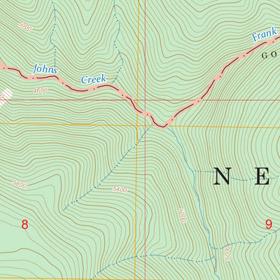 Sourdough Peak, ID FSTopo Preview 3