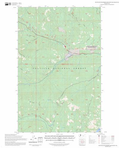 South Huckleberry Mountain, WA FSTopo Preview 1