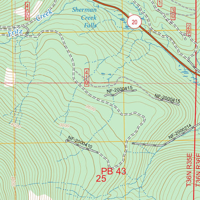 South Huckleberry Mountain, WA FSTopo Preview 3