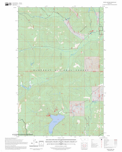Spar Lake, MT FSTopo Preview 1