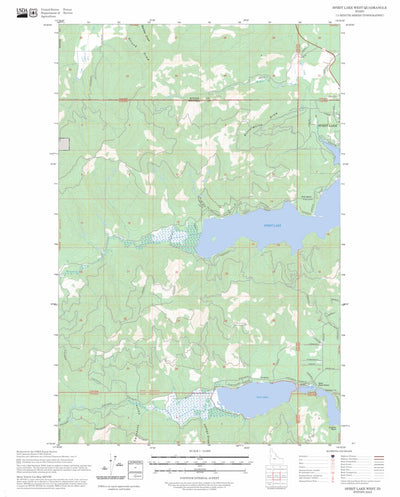 Spirit Lake West, ID FSTopo Preview 1