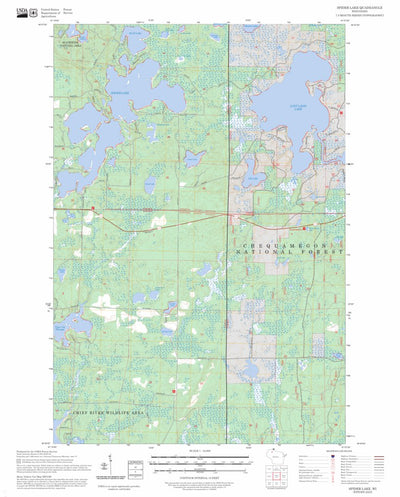 Spider Lake, WI FSTopo Preview 1