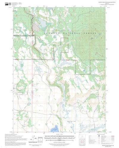 Spodue Mountain, OR FSTopo Preview 1