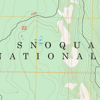 Spiral Butte, WA FSTopo Preview 2