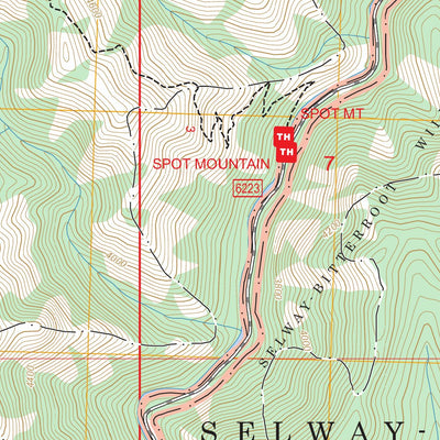 Spot Mountain, ID FSTopo Preview 3