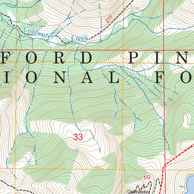 Spirit Lake West, WA FSTopo Preview 2