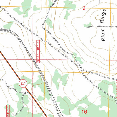 Spaulding Butte, CA FSTopo Preview 3