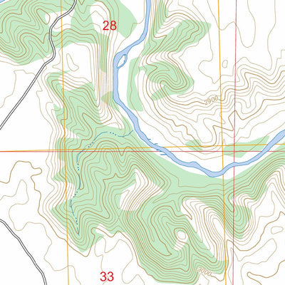 Spring Canyon, NE FSTopo Preview 3