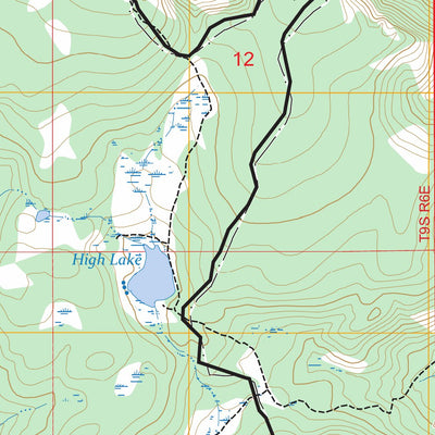 Sportsman Lake, MT-WY FSTopo Preview 2