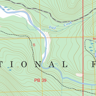 Spotted Bear Mountain, MT FSTopo Preview 2