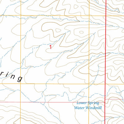 Spring Water Canyon, AZ FSTopo Preview 2