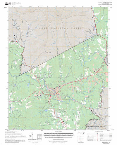 Spruce Pine, NC FSTopo Preview 1