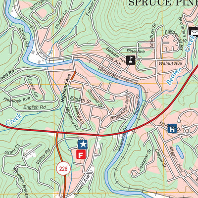 Spruce Pine, NC FSTopo Preview 3
