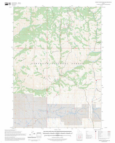 Sprout Mountain, ID FSTopo Preview 1